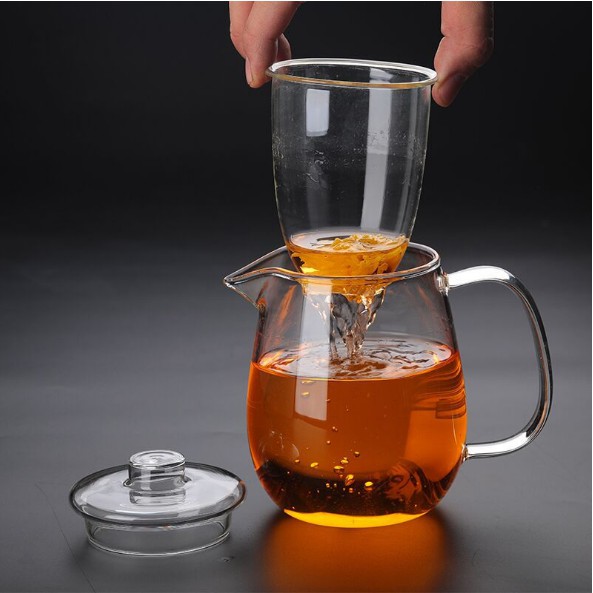 Ấm Trà Thủy Tinh Chịu Nhiệt Cao Cấp Puka A17